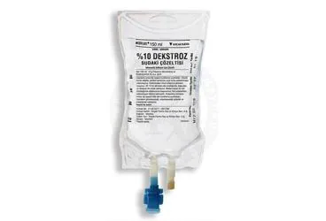 %10 DEKSTROZ SUDAKI COZELTISI 150 ML (MEDIFLEKS-SETLI) (dekstroz) kutu fotoğrafı, çözelti. Üretici: KOÇAK FARMA İLAÇ VE KİMYA SANAYİ A.Ş.