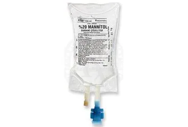 %20 MANNITOL SUDAKI COZELTISI 150 ML (SETLI-MEDIFLEKS) ambalajı. Mannitol içeren çözelti. Üretici: KOÇAK FARMA İLAÇ VE KİMYA SANAYİ A.Ş.