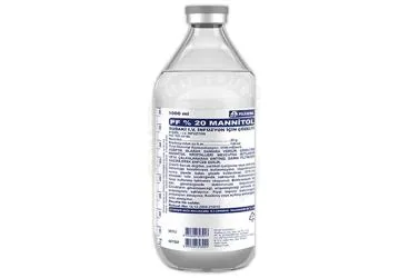%20 MANNITOL SUDAKI SOLUSYON 1000 ML (CAM SISE) SETLI kutu fotoğrafı, solüsyon formunda mannitol içerir. Üretici: POLİFARMA İLAÇ SAN. VE TİC. A.Ş.