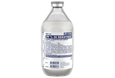 Serum içeren %30 DEKSTROZ 500 ML SOL. SETLI kutu fotoğrafı. Üretici: POLİFARMA İLAÇ SAN. VE TİC. A.Ş.