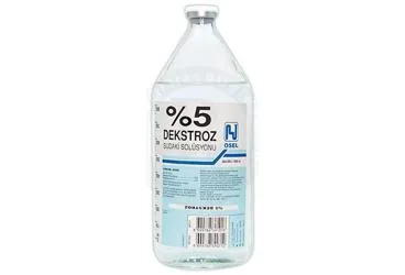 %5 DEKSTROZ BIOSEL SUDAKI SOLUSYON 1000 ML SETLI SISE (dekstroz) kutu fotoğrafı, solüsyon. Üretici: OSEL İLAÇ SANAYİ VE TİCARET ANONİM ŞİRKETİ.