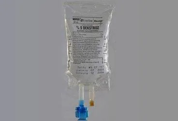 Dekstroz içeren çözelti: %5 DEKSTROZ SUDAKI COZELTISI 50 ML (MEDIFLEKS-SETSIZ) ambalajı. Üretici: KOÇAK FARMA İLAÇ VE KİMYA SANAYİ A.Ş.