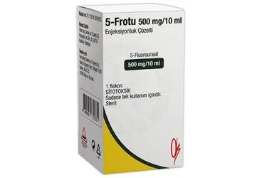 5-FROTU 500 MG/10 ML ENJEKSIYONLUK COZELTI (1 FLAKON) (fluorourasil) kutusu, çözelti. Üretici: ONKO İLAÇ SANAYİ VE TİCARET ANONİM ŞİRKETİ.