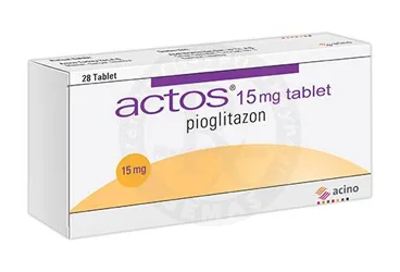 ACTOS 15 MG 28 TABLET kutusu, tablet formunda pioglitazon içerir. Üretici: ACİNO TURKEY İLAÇ ANONİM ŞİRKETİ.