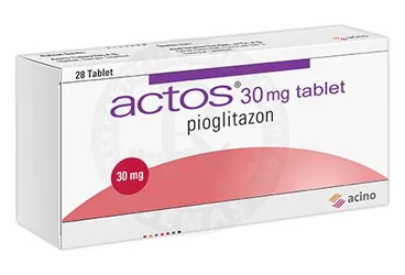 ACTOS 30 MG TABLET (28 TABLET) ambalajı, tablet formunda pioglitazon içerir. Üretici: ACİNO TURKEY İLAÇ ANONİM ŞİRKETİ.