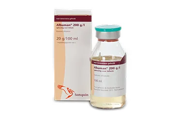 ALBUMAN 200 MG/ML 100 ML IV INFUZYON ICIN COZELTI ICEREN FLAKON ambalajı, çözelti formunda human albumin içerir. Üretici: CENTURİON İLAÇ SANAYİ VE TİCARET ANONİM ŞİRKETİ.