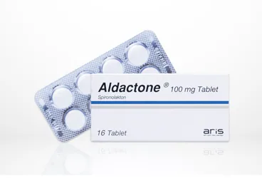 ALDACTONE 100 MG 16 TABLET (spironolakton) kutusu, tablet. Üretici: ALİ RAİF İLAÇ SANAYİ A.Ş.