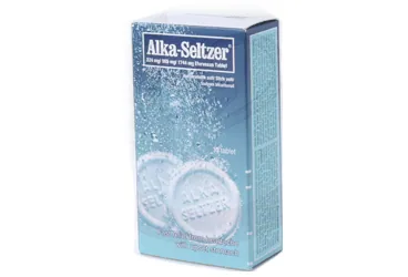 Asetilsalisilik asit + sodyumbikarbonat içeren tablet: ALKA-SELTZER 324 MG 10 TABLET ambalajı. Üretici: BAYER TÜRK KİMYA SAN. LTD. ŞTİ.
