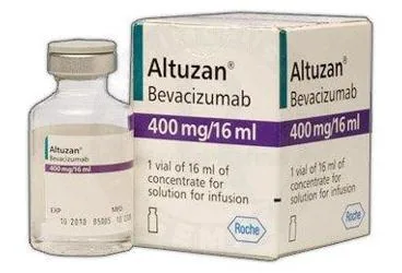 ALTUZAN ROCHE 400MG/16ML KONS.İNF.ÇÖZ.İÇEREN 1 FLAKON (bevasizumab) ambalajı, flakon. Üretici: ROCHE MÜSTAHZARLARI SANAYİ ANONİM ŞİRKETİ.