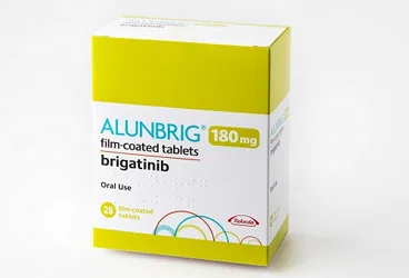 ALUNBRIG 180 MG FILM KAPLI TABLET (28 TABLET) (brigatinib) ambalajı, film kaplı tablet. Üretici: TAKEDA İLAÇ SAĞLIK SANAYİ TİCARET LTD.ŞTİ.