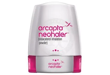 ARCAPTA 150 MCG 30 INHALER KAPSUL ambalajı, kapsül formunda indakaterol içerir. Üretici: FARMANOVA SAĞLIK HİZMETLERİ LTD.ŞTİ.