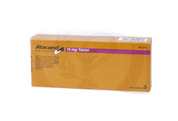 ATACAND 16 MG 28 TABLET ambalajı. Kandesartan içeren tablet. Üretici: ASTRAZENECA İLAÇ SAN.VE TİC.LTD.ŞTİ.