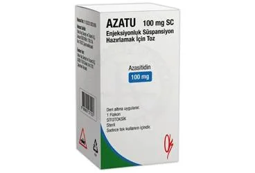 AZATU 100 MG SC ENJEKSIYONLUK SUSPANSIYON HAZIRLAMAK ICIN TOZ (1 ADET) kutusu, süspansiyon formunda azasitidine içerir. Üretici: ONKO İLAÇ SANAYİ VE TİCARET ANONİM ŞİRKETİ.
