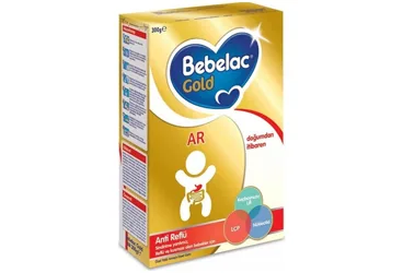 Tibbi amacli mama içeren BEBELAC GOLD AR 400 G kutusu. Üretici: NUMIL GIDA ÜRÜNLERİ SANAYİ VE TİCARET A.Ş.