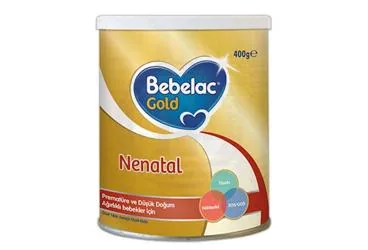 BEBELAC GOLD NENATAL 400 G kutu fotoğrafı. Etkin maddesi protein+karbonhidrat+yag+vit+mineral. Üretici: NUMIL GIDA ÜRÜNLERİ SANAYİ VE TİCARET A.Ş.