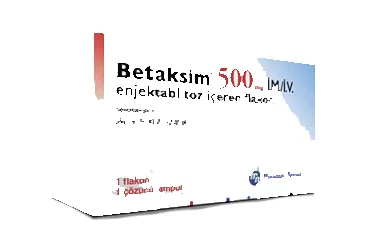 BETAKSIM 500 MG 1 AMPUL (sefotaksim sodyum) kutusu, ampul. Üretici: GENSENTA İLAÇ SANAYİ VE TİCARET ANONİM ŞİRKETİ.