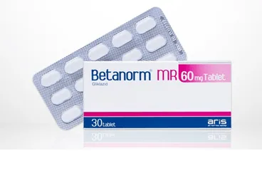 BETANORM MR 60 MG 30 TABLET (gliklazid) ambalajı, tablet. Üretici: ALİ RAİF İLAÇ SANAYİ A.Ş.