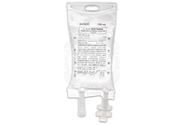 BIOFLEKS %0,9 IZOTONIK SODYUM KLORUR SOLUSYONU 150 ML (PVC TORBA) SETLI kutu fotoğrafı, solüsyon formunda sodyum klorur içerir. Üretici: OSEL İLAÇ SANAYİ VE TİCARET ANONİM ŞİRKETİ.