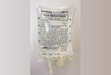 BIOFLEKS %10 DEKSTROZ SUDAKI HIPERTONIK SOL (PVC TORBA)500 ML SETLI ambalajı. Etkin maddesi serum. Üretici: OSEL İLAÇ SANAYİ VE TİCARET ANONİM ŞİRKETİ.