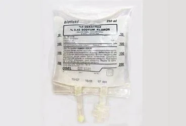 BIOFLEKS %5 DEKSTROZ %0.45 NACL 250 ML SOLUSYON (PVC TORBA) SETSIZ kutusu, solüsyon formunda dekstroz + sodyum klorur içerir. Üretici: OSEL İLAÇ SANAYİ VE TİCARET ANONİM ŞİRKETİ.