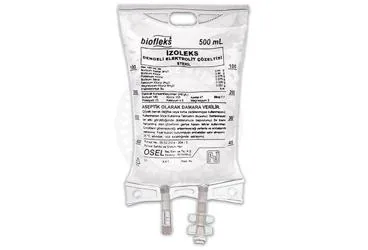 BIOFLEKS IZOLEKS DENGELI ELEKTROLIT SOL (PVC TORBA) 500 ML SETLI kutusu. Etkin maddesi serum. Üretici: OSEL İLAÇ SANAYİ VE TİCARET ANONİM ŞİRKETİ.