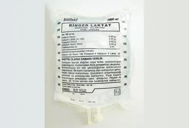 BIOFLEKS RINGER LAKTAT 2000 ML SOLUSYON SETSIZ ürün ambalajı, solüsyon formunda serum içerir. Üretici: OSEL İLAÇ SANAYİ VE TİCARET ANONİM ŞİRKETİ.