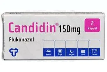 CANDIDIN 150 MG 2 KAPSÜL (flukonazol) kutusu, kapsül. Üretici: TOPRAK İLAÇ VE KİMYEVİ MADDELER SANAYİ VE TİCARET A.Ş.