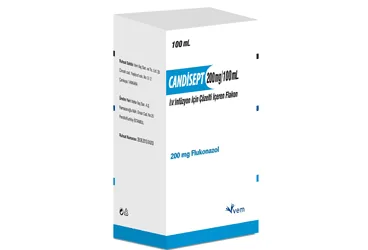 CANDISEPT 200MG/100 ML IV INFUZYON ICIN COZELTI ICEREN 1 FLAKON (flukonazol) kutusu, çözelti. Üretici: VEM İLAÇ SAN. VE TİC. ANONİM ŞİRKETİ.