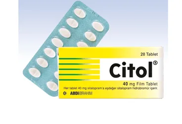 CITOL 40 MG 28 TABLET (sitalopram) ambalajı, tablet. Üretici: ABDİ İBRAHİM İLAÇ SANAYİ VE TİCARET A.Ş.