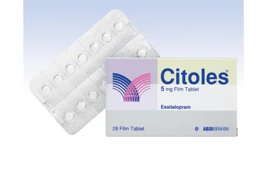 CITOLES 5 MG 28 FİLM TABLET (essitalopram) kutu fotoğrafı, film kaplı tablet. Üretici: ABDİ İBRAHİM İLAÇ SANAYİ VE TİCARET A.Ş.