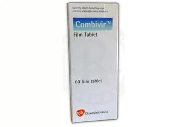 COMBIVIR 60 TABLET kutu fotoğrafı, tablet formunda lamivudin + zidovudin içerir. Üretici: GLAXOSMİTHKLİNE İLAÇLARI SAN. VE TİC. A.Ş.