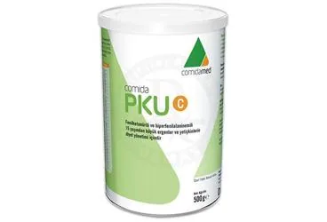 COMIDA PKU C 500 GR ambalajı. Etkin maddesi tibbi amacli mama. Üretici: MAMMA BESİN ÜRÜNLERİ ÜRETİM PAZARLAMA ANONİM ŞİRKETİ.