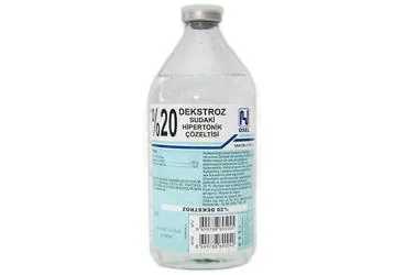 %20 DEKSTROZ BIOSEL SUDAKI HIPERTONIK SOLUSYON 500 ML SETLI SISE ambalajı. Serum içeren solüsyon. Üretici: OSEL İLAÇ SANAYİ VE TİCARET ANONİM ŞİRKETİ.