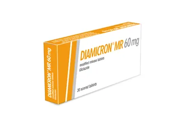 DIAMICRON MR 60 MG 30 TABLET (gliklazid) kutusu, tablet. Üretici: SERVIER ILAÇ VE ARAŞTIRMA A.S.