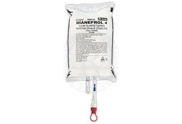 DIANEFROL 4 %3,86 GLUKOZ ICEREN PERITON DIYALIZ COZELTISI (6000 ML TEKLI TORBA) ürün ambalajı, çözelti formunda peritonal diyaliz solusyonu içerir. Üretici: POLİFARMA İLAÇ SAN. VE TİC. A.Ş.