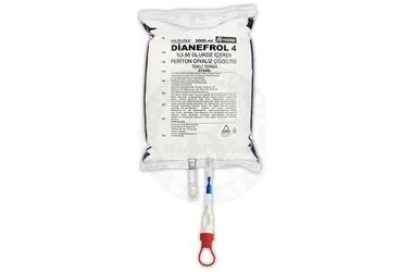 DIANEFROL 4 %3,86 GLUKOZ ICEREN PERITON DIYALIZ COZELTISI TEKLI TORBA 5000 ML kutusu. Peritonal diyaliz solusyonu içeren çözelti. Üretici: POLİFARMA İLAÇ SAN. VE TİC. A.Ş.