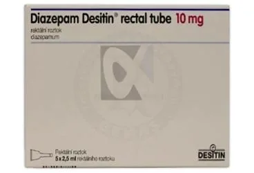 DIAZEPAM DESITIN 10 MG / 2.5 ML REKTAL COZELTI (diazepam) ambalajı, çözelti. Üretici: MEDSAN İTHALAT İHRACAT İLAÇ SAN.TİC.LTD.ŞTİ.
