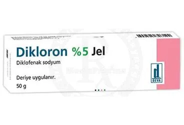 DIKLORON %5 JEL (50 G) ambalajı, jel formunda diklofenak -topikal içerir. Üretici: DEVA HOLDİNG ANONİM ŞİRKETİ.