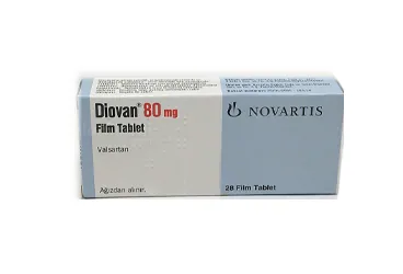 DIOVAN 80 MG 28 FILM KAPLI TABLET (valsartan) ürün ambalajı, film kaplı tablet. Üretici: NOVARTİS SAĞLIK GIDA VE TARIM ÜRÜNLERİ SANAYİ VE TİCARET ANONİM ŞİRKETİ.