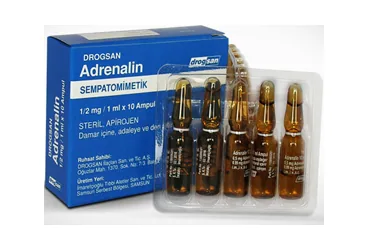 DROGSAN ATROPIN SULFAT 1/2 MG/1 ML ENJEKSIYONLUK COZELTI, 10 AMPUL kutusu. Atropin içeren çözelti. Üretici: DROGSAN İLAÇLARI SAN. VE TİC. A.Ş.