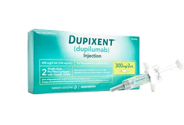 DUPIXENT 300 MG/ 2 ML ENJEKSIYONLUK COZELTI ICEREN KULLANIMA HAZIR ENJEKTOR (2 ADET IGNE KORUMASI OLAN) (dupilumab) ambalajı, çözelti. Üretici: SANOFİ SAĞLIK ÜRÜNLERİ LTD. ŞTİ.