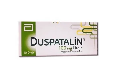 DUSPATALIN 100 MG KAPLI TABLET (mebeverin hcl) kutusu, tablet. Üretici: ABBOTT LABORATUARLARI İTHALAT İHRACAT VE TİCARET LİMİTED ŞİRKETİ.