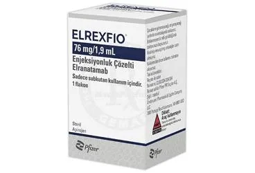 ELREXFIO 76 MG/1,9 ML ENJEKSIYONLUK COZELTI (1 ADET) (elranatamab) kutusu, çözelti. Üretici: PFİZER PFE İLAÇLARI ANONİM ŞİRKETİ.