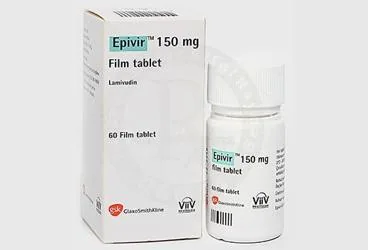 EPIVIR 150 MG FILM KAPLI TABLET (60 TABLET) (lamivudin) kutu fotoğrafı, film kaplı tablet. Üretici: GLAXOSMİTHKLİNE İLAÇLARI SAN. VE TİC. A.Ş.