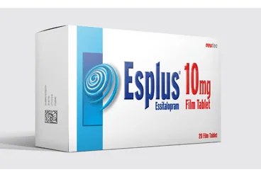 ESPLUS 10 MG 28 FİLM TABLET (essitalopram) kutu fotoğrafı, film kaplı tablet. Üretici: NEUTEC İLAÇ SANAYİ TİCARET ANONİM ŞİRKETİ.