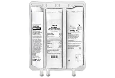 EVILO N9-840 INFUZYONLUK AMINO ASIT COZELTISI, GLUKOZ COZELTISI VE LIPID EMULSIYONU (2000 ML) (beslenme solusyonu) kutu fotoğrafı, çözelti. Üretici: POLİFARMA İLAÇ SAN. VE TİC. A.Ş.