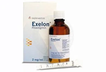 EXELON 2 MG 120 ML SOLÜSYON kutu fotoğrafı. Rivastigmin içeren solüsyon. Üretici: NOVARTİS SAĞLIK GIDA VE TARIM ÜRÜNLERİ SANAYİ VE TİCARET ANONİM ŞİRKETİ.
