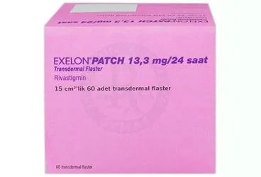 EXELON PATCH 13,3 MG/24 SAAT TRANSDERMAL FLASTER kutu fotoğrafı. Etkin maddesi rivastigmin. Üretici: NOVARTİS SAĞLIK GIDA VE TARIM ÜRÜNLERİ SANAYİ VE TİCARET ANONİM ŞİRKETİ.