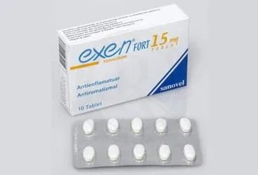 EXEN FORT 15 MG 10 TABLET (meloksikam) kutusu, tablet. Üretici: SANOVEL İLAÇ SANAYİ VE TİCARET ANONİM ŞİRKETİ.