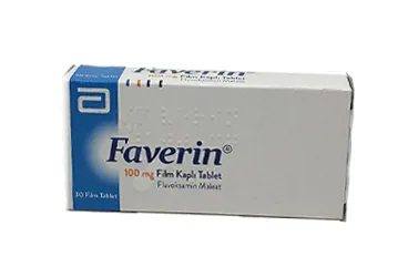FAVERIN 100 MG 30 TABLET (fluvoxamine maleate) ürün ambalajı, tablet. Üretici: ABBOTT LABORATUARLARI İTHALAT İHRACAT VE TİCARET LİMİTED ŞİRKETİ.
